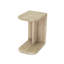 Table d'appoint en forme de C Nabesna Hina