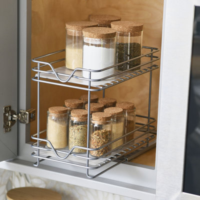 Double Sliding Spice Rack