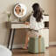 Coiffeuse avec miroir lumineux, 3 tiroirs
