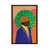 Black Floater Framed
