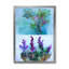 Art floral sur toile mauve en fleurs printanières-480542176-480542178