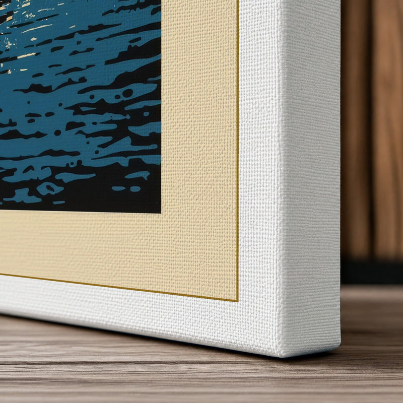Sailboat Under Flight Coastal - Wrapped Canvas, 24x16 - 61.0 x 40.6 cm, White Border