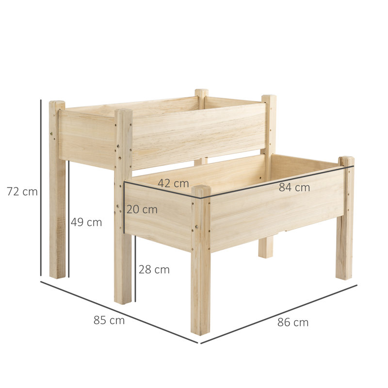 Lobos Wood Raised Garden Bed