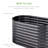 Riona 4 x 2 x 2 ft. Outdoor Raised Metal Oval Garden Bed, Planter Box for Vegetables, Flowers-1228793859