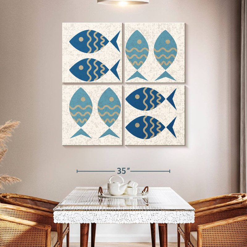 Brampt Fish Academy, 45" H x 45" W