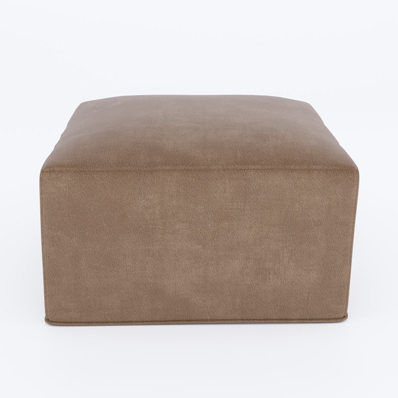 Repose-pieds en cuir Cupertino
