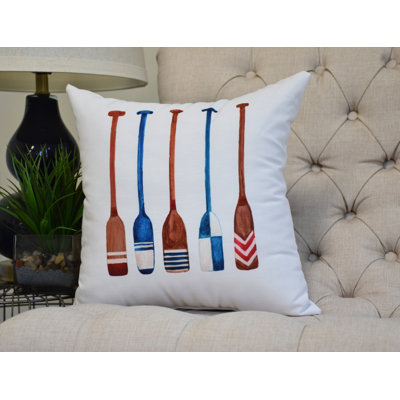 Nantucket Reversible Throw Pillow