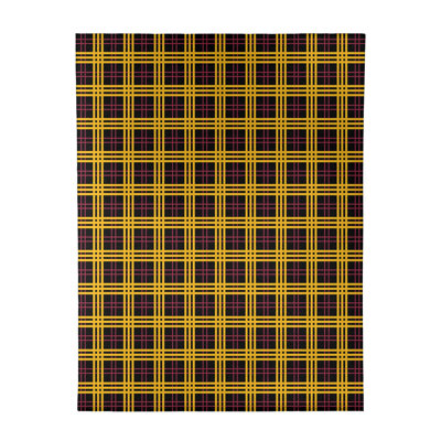 Tapis noir à carreaux