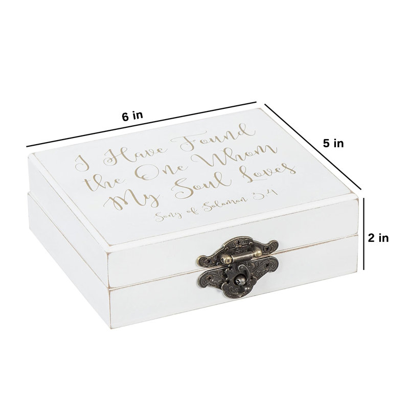 Porte-bague en bois mr. et mlle