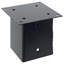 Post Bases Square 12 Pcs Galvanised Steel-552108851-552108850
