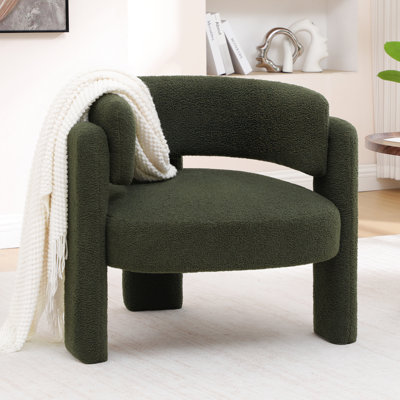 Fauteuil d'appoint demi-tonneau 31,5 po