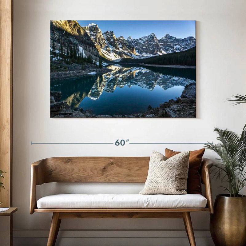 Alvord Ten Peaks Winter Reflection, 32" H x 48" W