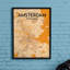 Amsterdam City Map - No Frame Print-396963316