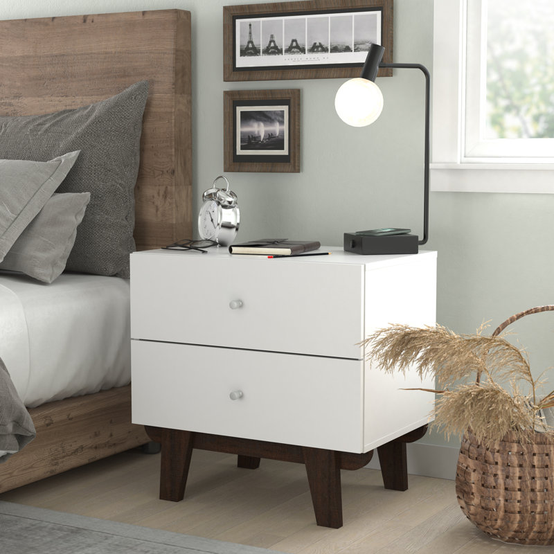 Hasler 23.5'' W Nightstand, Matte White