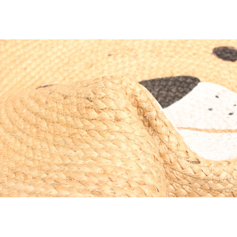 Tapis brun Palas Denizli 3 pi 1 po x 3 pi 1 po