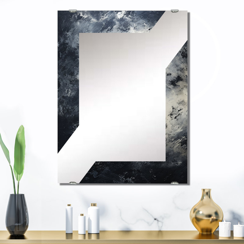 Rownan - Miroir mural Tachisme MIR136240, 32 po x 24 po
