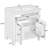 30" Single Bathroom Vanity With Ceramic Sink Top-1549920787