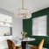 3 - Light Dimmable Drum Crystal Chandelier