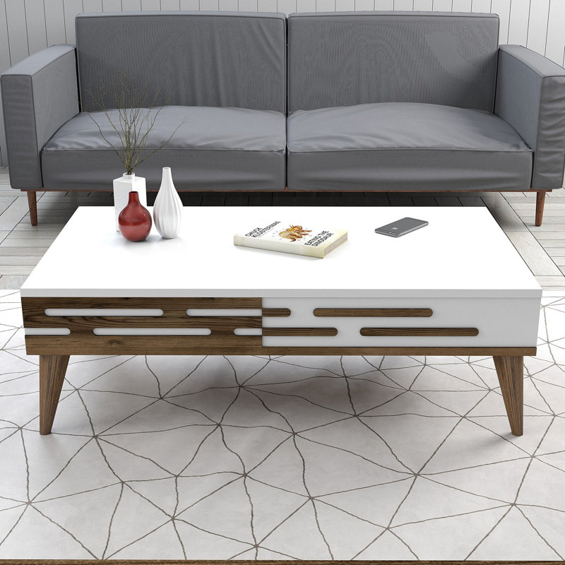 Ensemble de meubles de salon, Brun / Blanc