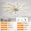 Ventilateur de plafond réversible à intensité variable à 6 vitesses de 36,22 po avec lumières DEL et télécommande Hanke-1343833442-1360727347