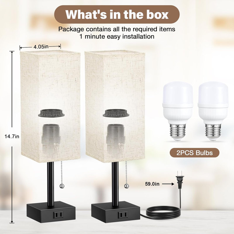Bedroom Bedside Table Lamp