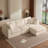 110" Cloud Sectional Couches with Ottoman-117795056