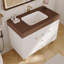 Meuble-lavabo autoportant 36 po avec lavabo en céramique et beaucoup de rangement 36 po