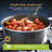 Tower T900217 Cerastone Pro 22cm Forged Aluminium Saucepan with Tempered Glass Lid, Non-Stick Coating, Graphite