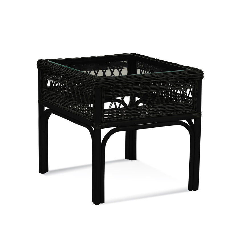 Nassau End Table, Black, 22" H x 26" W x 22" D
