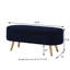 Banc de rangement avec repose-pieds ovale Luxury-836466277