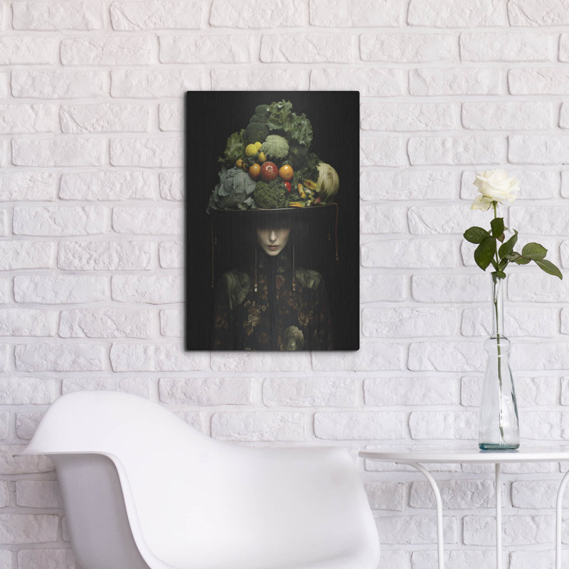 Art mural luxueux «Natures Crown» par r3darch0n, H 24 po x l 16 po