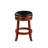 Swivel Upholstered Counter Stool with Solid Wood Frame-69426727-69426726