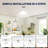 7/9/12 Inch Square LED Slim Flush Mount Ceiling Light, Ultra Thin Dimmable Flat Lights, 3000K/4000K/5000K Adjustable Low Profile White Fixtures for Bedroom, Kitchen, Bathroom, ETL-602329690