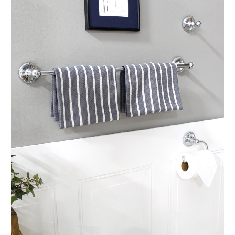 Aria Towel Ring, Satin Nickel