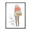 «Cute Girl With Dog», reproduction sur toile flottante-59632147-59632152