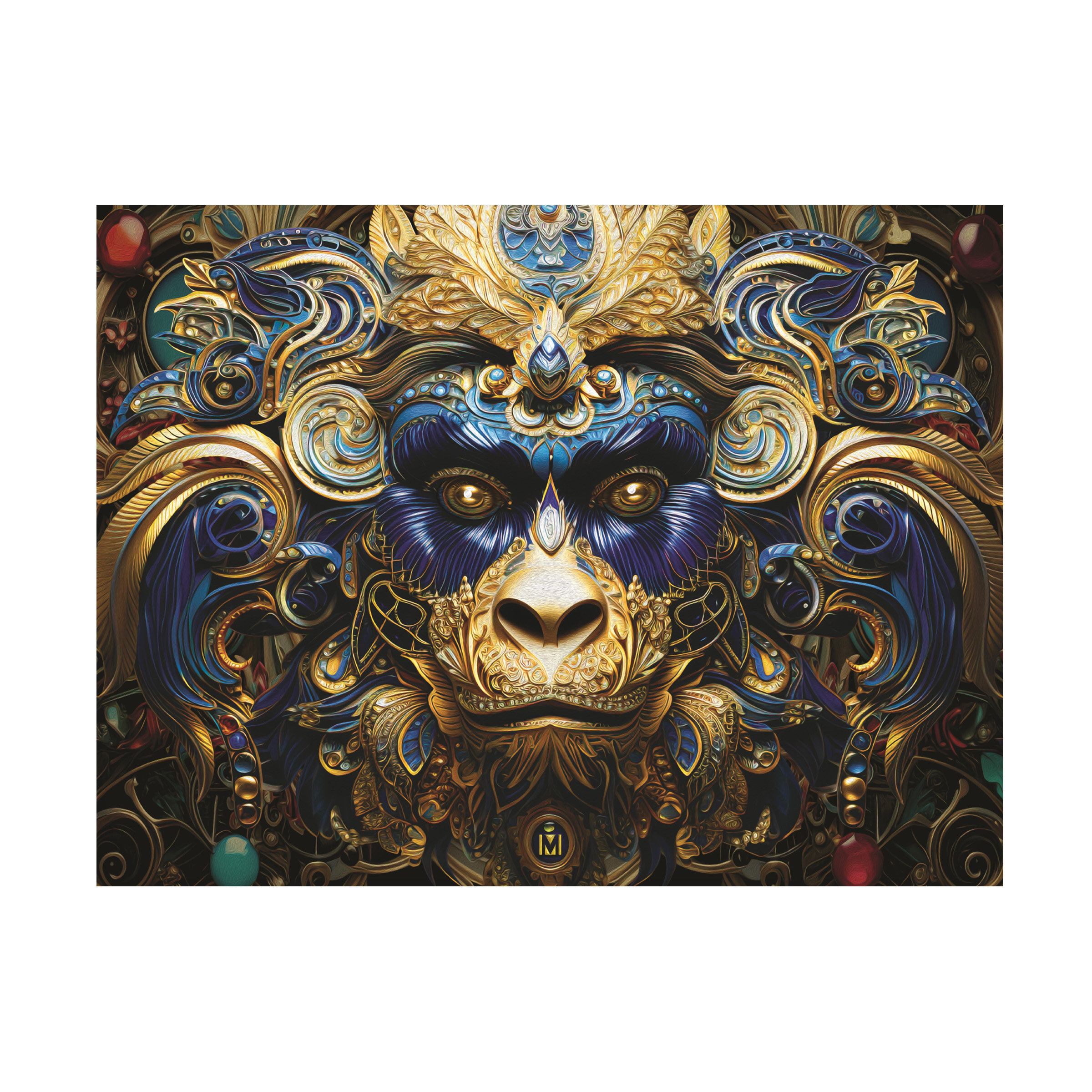 Winston Porter Michael David Ward Gorilla Monarch Canvas Art | Wayfair