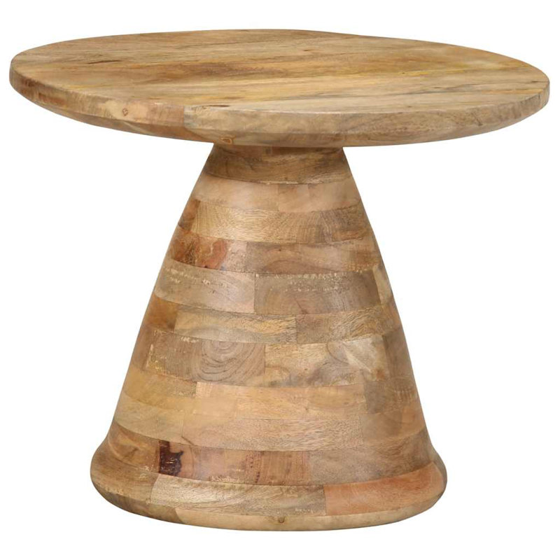 Solid Wood End Table, Brown