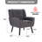 Tufted Upholstered Wide Back Armchair（Set of 2）-412486750