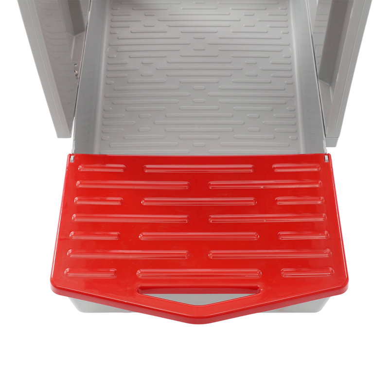 Boîte de nidification à 4 compartiments avec œufs, Rouge