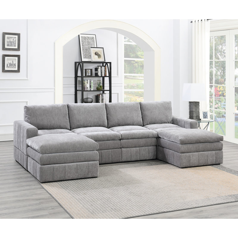 Contemporary 6Pc Modular Sectional Set