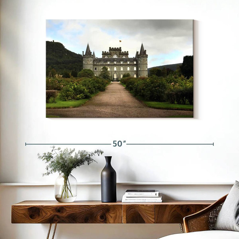Lilie Scottish Inveraray Castle, 26" H x 39" W