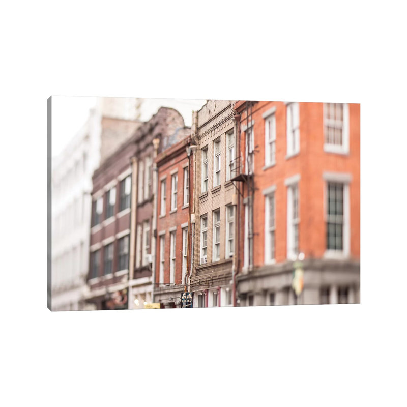 French Quarter Colors 1 Piece Wrapped Canvas Wall Art, 30.48 cm H x 45.72 cm W