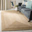 Tapis de couleur unie en fibres de naturelles de jute et de coton tissées à la main avec envers en latex Marie-59671618