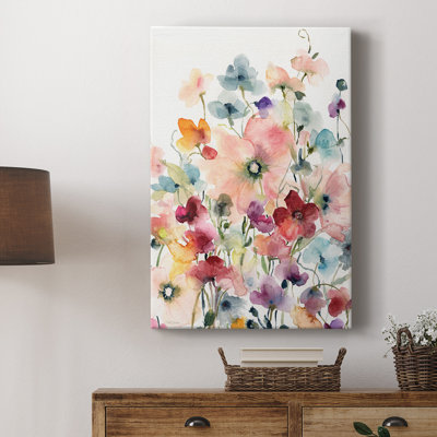 Coquelicots et petits pois - Cavas enveloppés de galerie