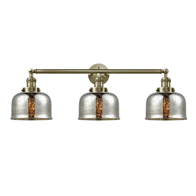 Hanif 3 - Light Vanity Light, Antique Brass, No Bulb Included