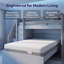Matelas en mousse à mémoire de forme mi-ferme 6/8 pouces avec housse en tissu respirant-1942206990-1942206986