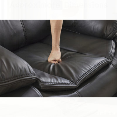 Air Leather Recliner Chair with Vibration and Heating, for Relaxation and Comfort in Any Living Space.