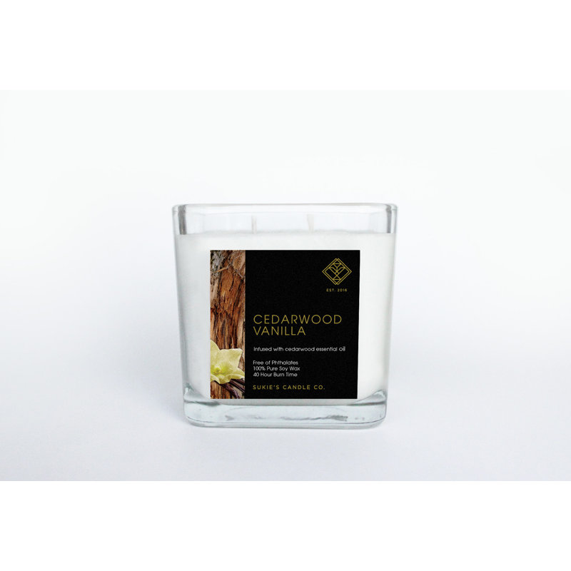 Bougie en pot Cedarwood
