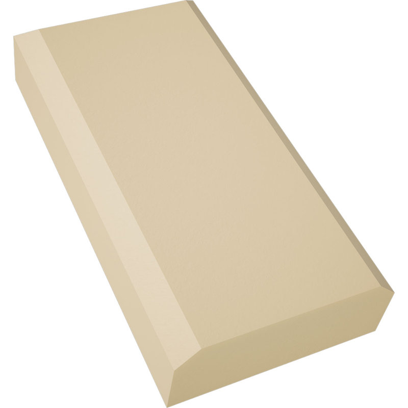 Socle Foster avec bord biseauté, H 5 po x l 2,5 po x P 1 po