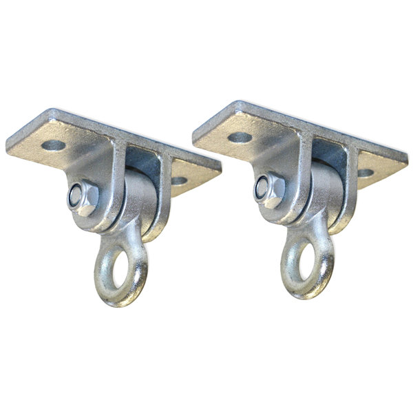 Bilot 3 Aluminum Carabiner D-Ring Keychain Key Ring Spring Loaded Key  Chain Clip Snap Hook (Black, 50)